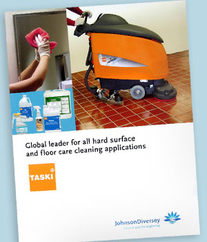 Sales Brochure Designer - TASKI - Diversey, Inc. hard surface cleaning sales brochure