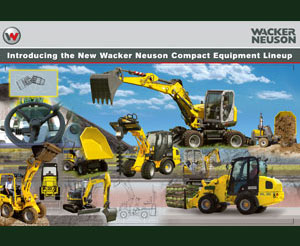 Graphic Designer - New Product Line Poster - Wacker Neuson Corporation