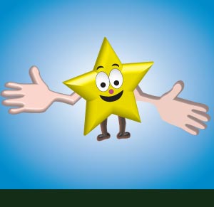 Ilustrator - JohnsonDiversey, Inc. - Diversey, Inc. - Happy-Star-Hands - Clean Hands Around the World