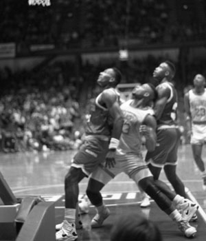 Wisconsin Big Ten basketball game action sports photography