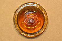 Amber Round Flat-Top Tile