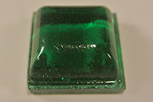 Square Chicklet Tile - Emerald Green
